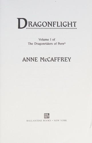 Anne McCaffrey: Dragonflight (Paperback, 1978, Del Rey)