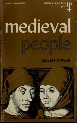 Eileen Edna Power: Medieval people. (1963, Methuen, Barnes & Noble)