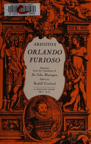 Ludovico Ariosto: Orlando furioso (Indiana University Press)