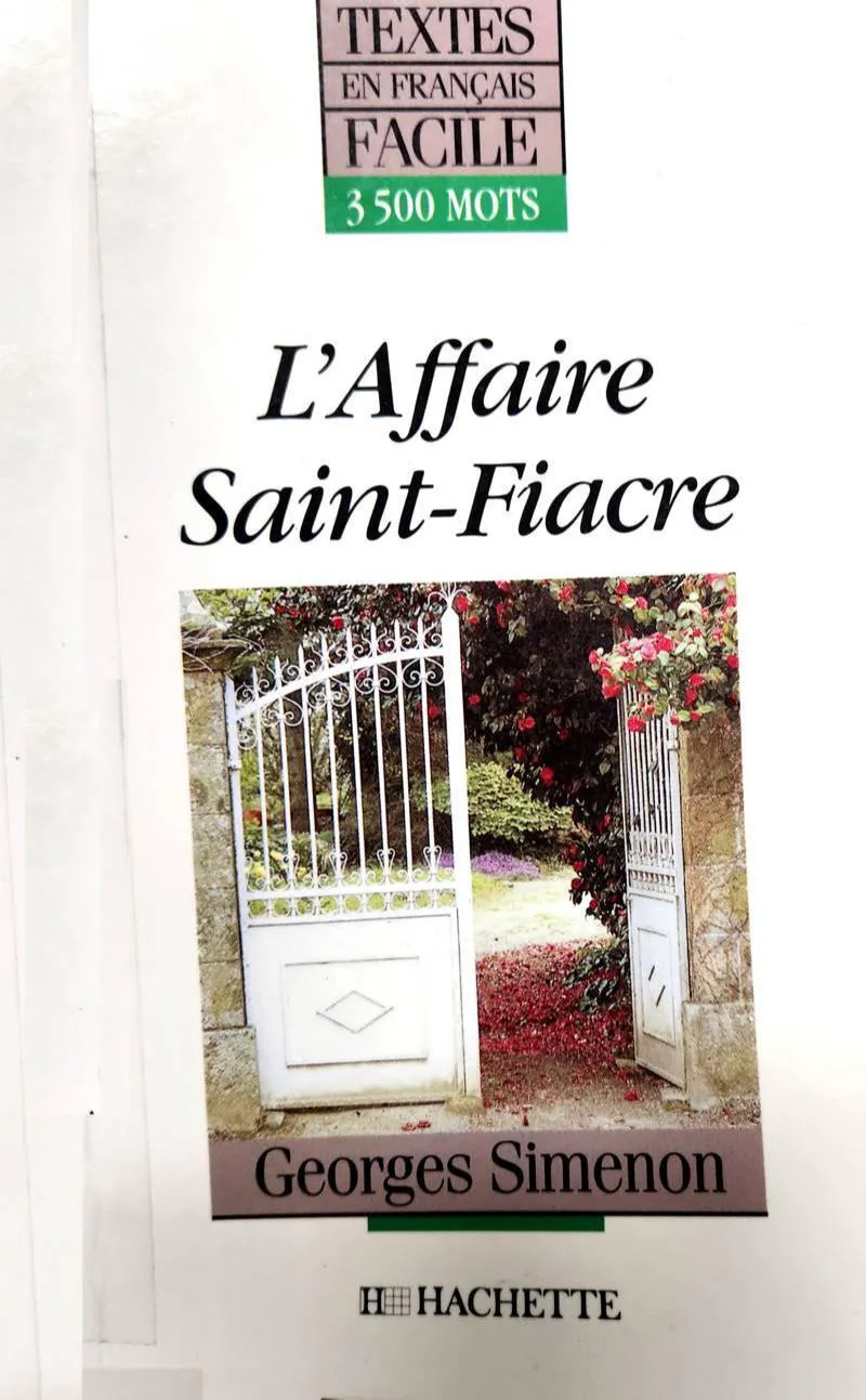 Georges Simenon: L'Affaire Saint-Fiacre (French language, 1973, Hachette)