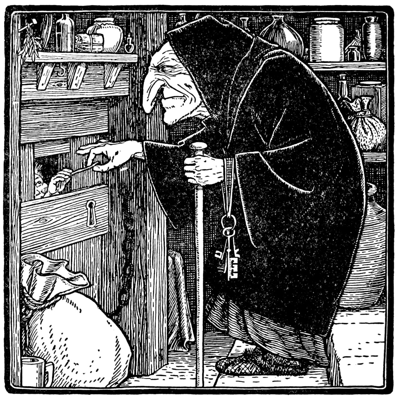 Brothers Grimm, Jacob Grimm, Wilhelm Grimm: Johnnie And Grizzle (1895, G. P. Putnam's Sons)