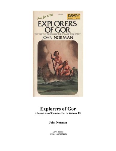 John Norman: Explorers of Gor (Paperback, 1979, DAW)