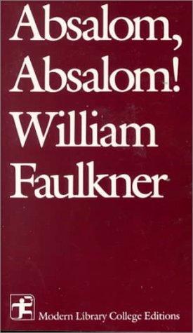 William Faulkner: Absalom, Absalom! (Paperback, McGraw-Hill)