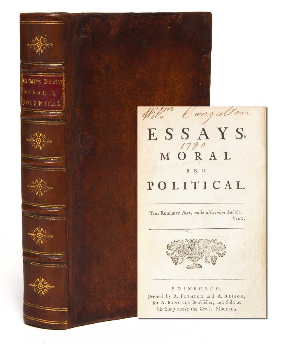 David Hume: Essays moral, political, and literary (Hardcover, 1907, Longmans, Green, and Co.)