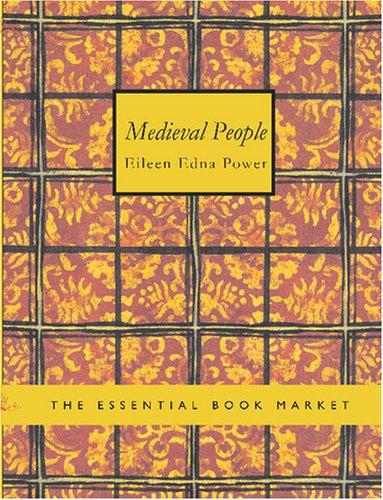 Eileen Edna Power: Medieval People (Large Print Edition) (Paperback, BiblioBazaar)