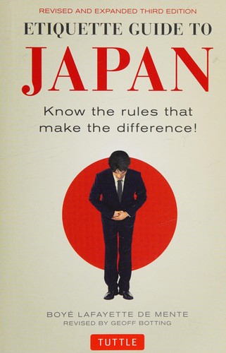 Boye De Mente: Etiquette guide to Japan (2015)