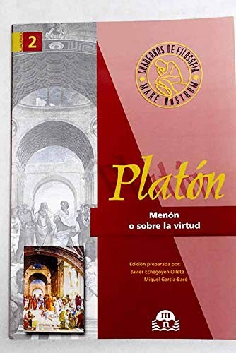 Πλάτων: Menón o sobre la virtud (Paperback, MARENOSTRUM)