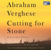 Abraham Verghese: Cutting for Stone (AudiobookFormat, Books on Tape)