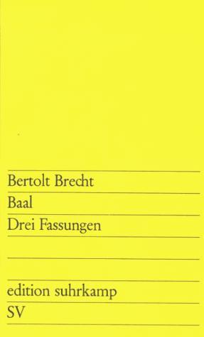 Bertolt Brecht: Baal (German language, 1994)