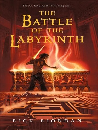 Rick Riordan: The battle of the Labyrinth (2008, Thorndike Press, Thorndike Pr)