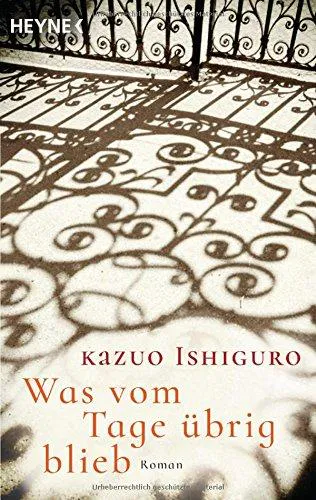 Kazuo Ishiguro: Was vom Tage übrig blieb (German language, 2016)