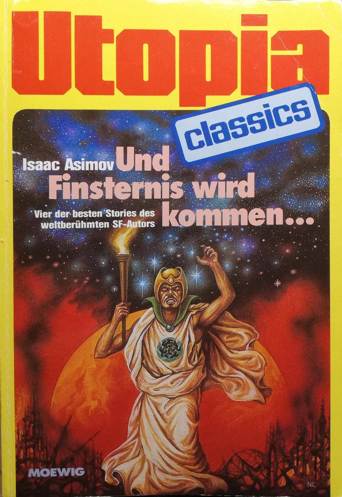 Isaac Asimov: Und Finsternis wird kommen... (German language, 1982, Pabel-Moewig Verlag)