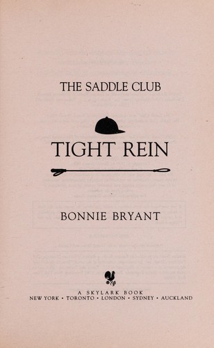 Bonnie Bryant: Tight rein (1996, Bantam Books)