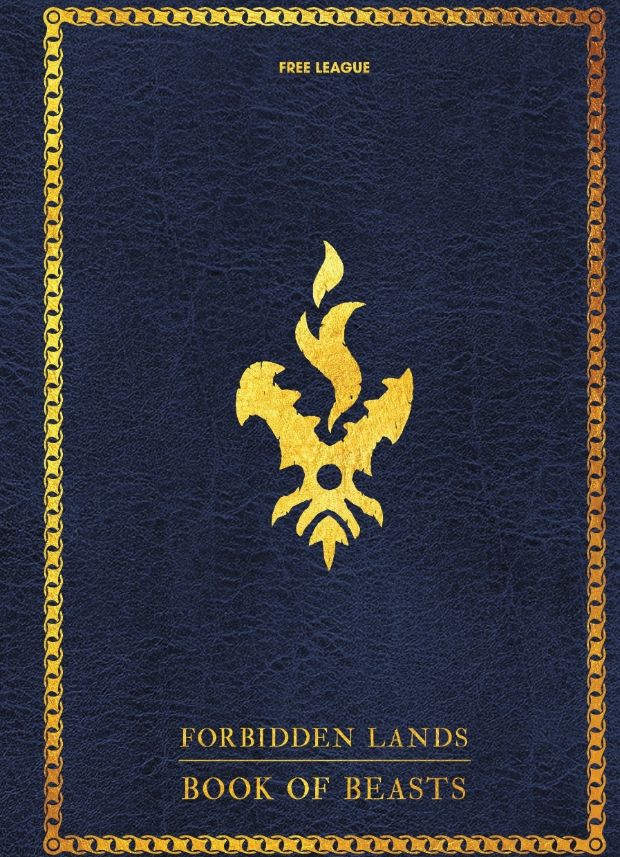 Nils Karlén, Erik Granström, Mattias Lilja, Christian Granath, Andreas Marklund, Matt Kay: Forbidden Lands: Book of Beasts (Hardcover, 2023, Free League Publishing)