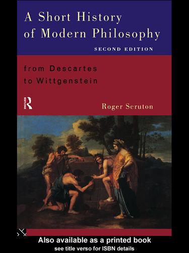 Roger Scruton: A Short History of Modern Philosophy (EBook, 2003, Taylor & Francis Group Plc)