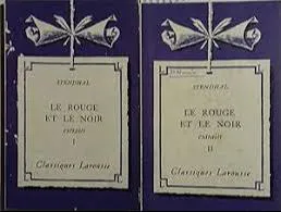 Stendhal: Le rouge et le noir en 2 volumes (French language, 1937, Éditions Larousse)