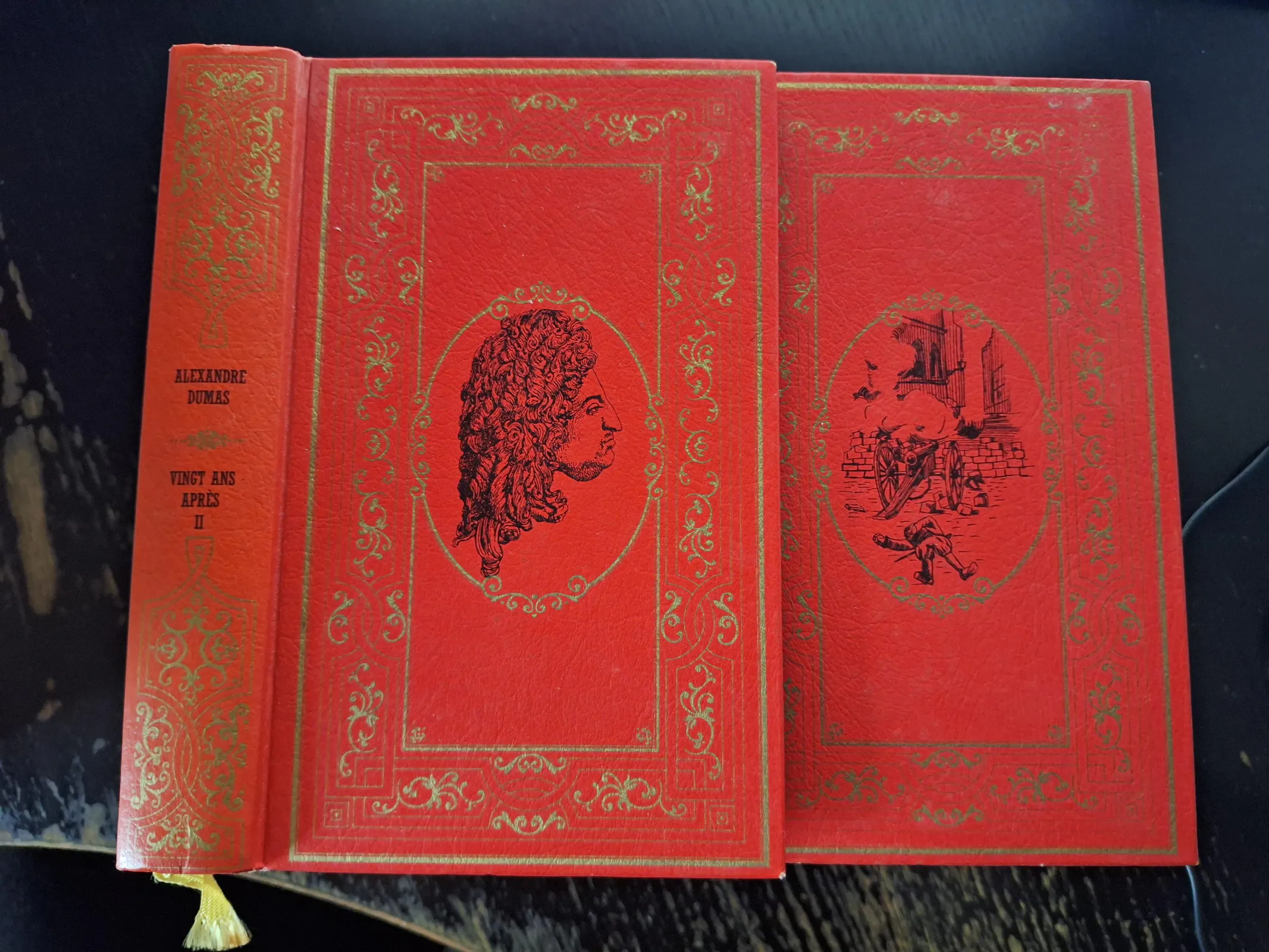 Alexandre Dumas: Vingt ans après en 2 volumes (French language, Edito Service S.A Genève)