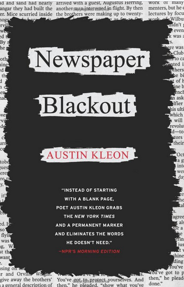 Austin Kleon: Newspaper Blackout
