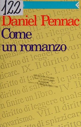 Daniel Pennac: Come un romanzo (Italian language, 1993)