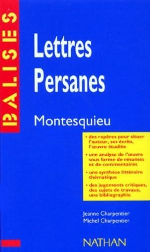 Montesquieu, John Davidson, Carlos Cantueso: Lettres Persanes (French language, 1993, Nathan)