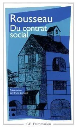 Jean-Jacques Rousseau: Du contrat social (French language, 1976, Flammarion)