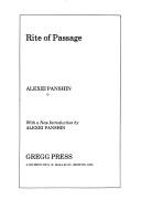 Alexei Panshin: Rite of passage (Hardcover, 1976, Gregg Press)