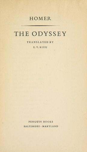 Homer: The Odyssey (1946, Penguin)