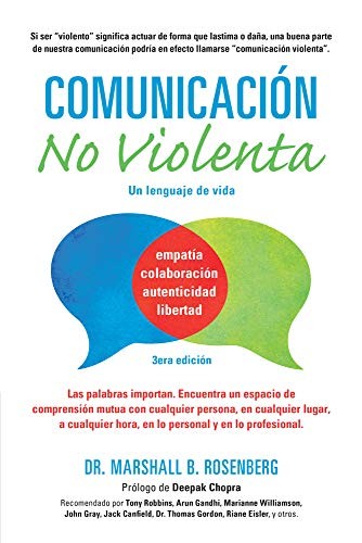 Marshall Rosenberg, Magiarí Díaz Díaz, Alan Rafael Seid Llamas: Comunicación No Violenta (Spanish language, 2019, Puddledancer Press)
