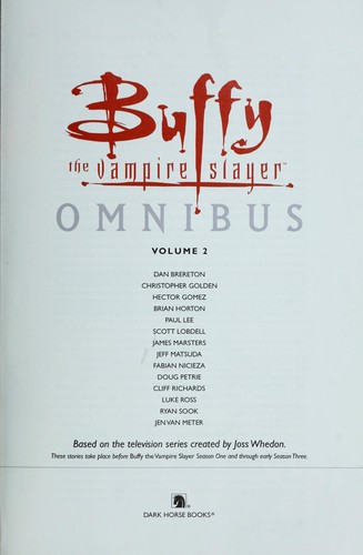 Daniel Brereton: Buffy the vampire slayer (2007, Dark Horse Books)