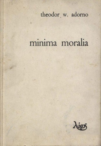 Theodor W. Adorno: Minima moralia (Croatian language, 1987, "Veselin Masles a")