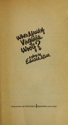 Edward Albee: Who's afraid of Virginia Woolf? (1973, Pocket Books, Pocket)
