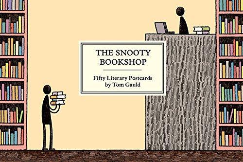 Tom Gauld: The snooty bookshop : fifty literary postcards (2018)