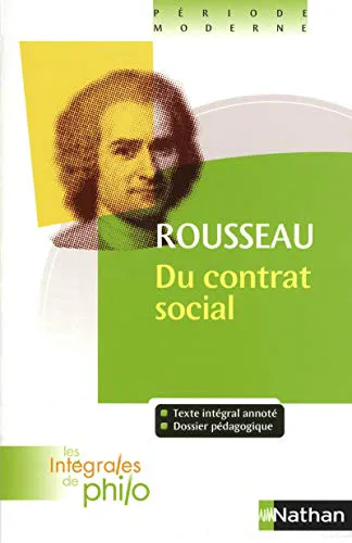 Jean-Jacques Rousseau: Du contrat social (French language, 2009, Nathan)
