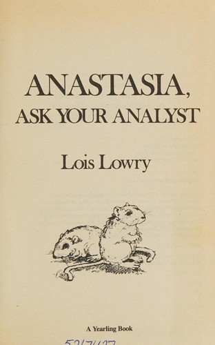 Lois Lowry: Anastasia, ask your analyst (1992, Dell Pub. Co., Random House Children's Books)