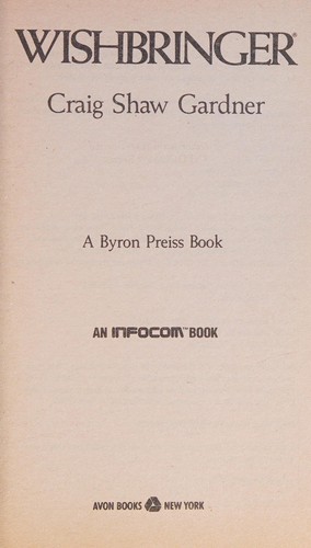 Craig Shaw Gardner: Wishbringer (Infocom, No 2) (Avon Books (Mm))