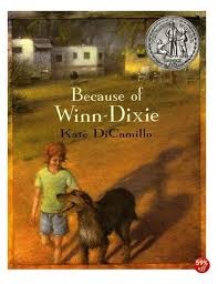 Kate DiCamillo: Because of Winn-Dixie (2001, Candlewick Press, Candlewick)