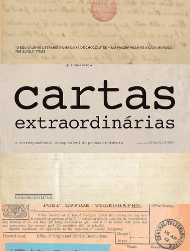 Shaun Usher: Cartas extraordinárias (Portuguese language, Companhia das Letras)