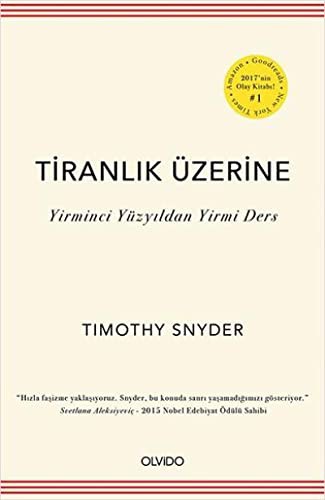 Timothy Snyder: Tiranlık Üzerine (Paperback, Olvido Kitap)