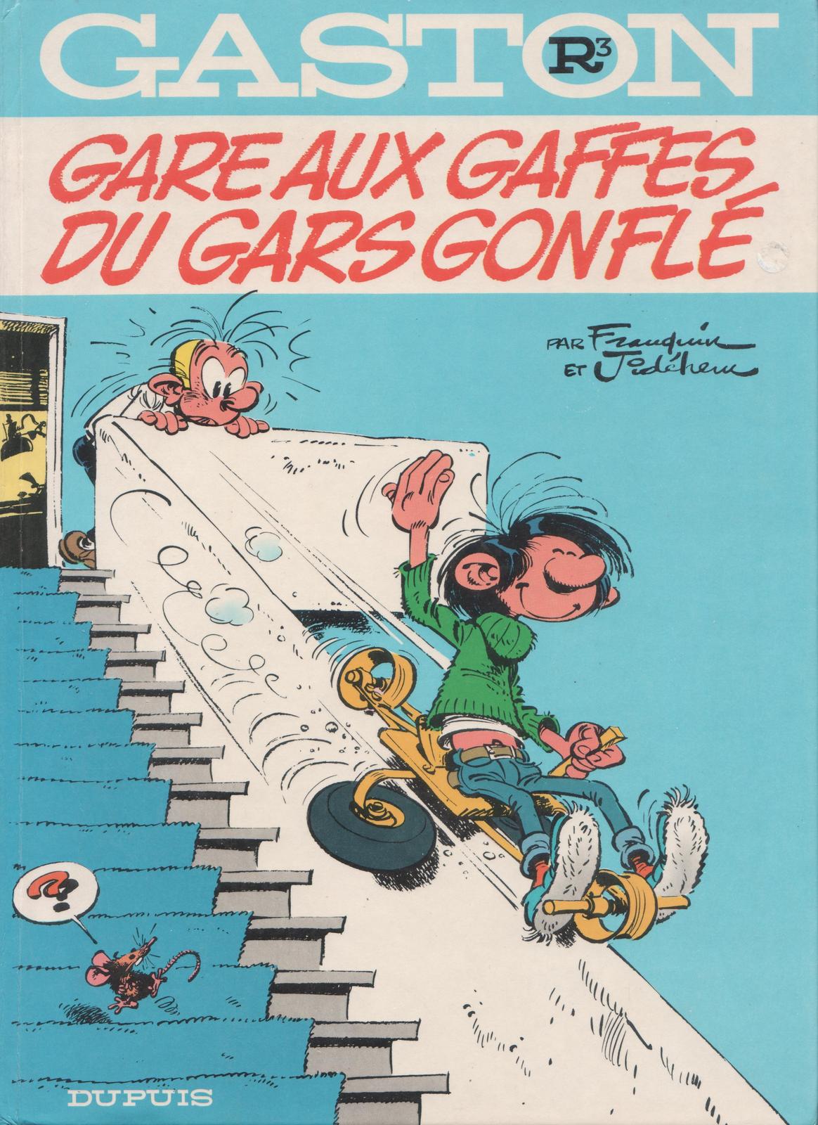 André Franquin: Gare aux gaffes du gars gonflé (French language, 1977, Dupuis)