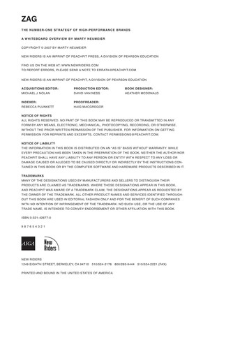 Marty Neumeier: ZAG (EBook, 2007, New Riders)