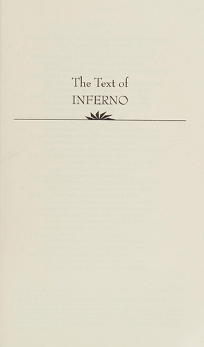 Dante Alighieri: Inferno (2007, W. W. Norton)