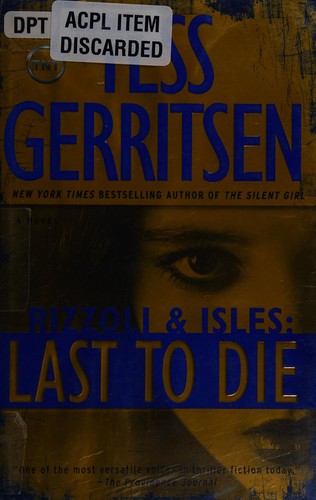 Tess Gerritsen: Rizzoli & Isles (2012, Ballantine Books)