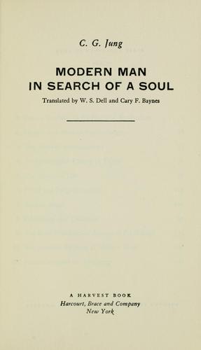 Carl Gustav Jung: Modern Man in Search of a Soul (1950, Harcourt)