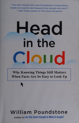 William Poundstone: Head in the cloud (2016, Little, Brown and Company)