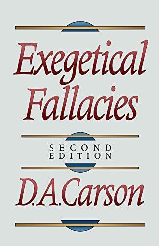 D. A. Carson: Exegetical Fallacies (1996)