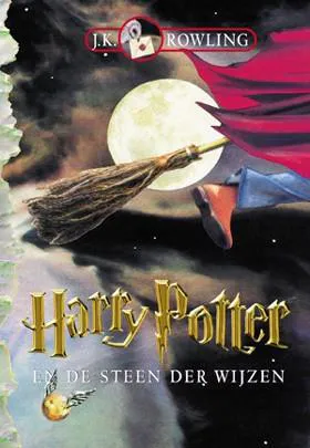 J.K. Rowling: Harry Potter & de steen der wijzen (Dutch language, 1998, De Harmonie, Standaard)