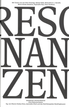 Sharon Dodua Otoo, Jeannette Oholi, Ruhrfestspiele Recklinghausen, Herausgeber_innen: Resonanzen (Hardcover, deutsch language, Spector Books)