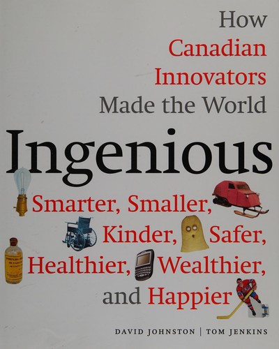 David Johnston, Tom Jenkins: Ingenious (2017, McClelland & Stewart)