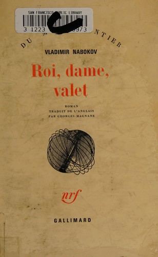 Vladimir Nabokov: Roi, dame, valet (French language, 1971, Gallimard)