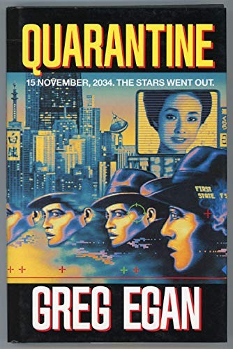 Greg Egan: Quarantine (1992, Legend Books, Time Warner Books UK)